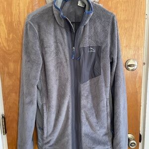 L.L. Bean Men's Charcoal Performance Fleece Jacket